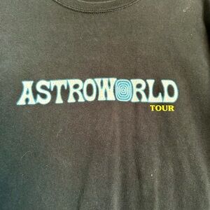 Astroworld Travis Scott Tour Black T-Shirt